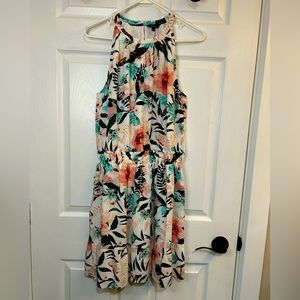 Floral Halter Dress